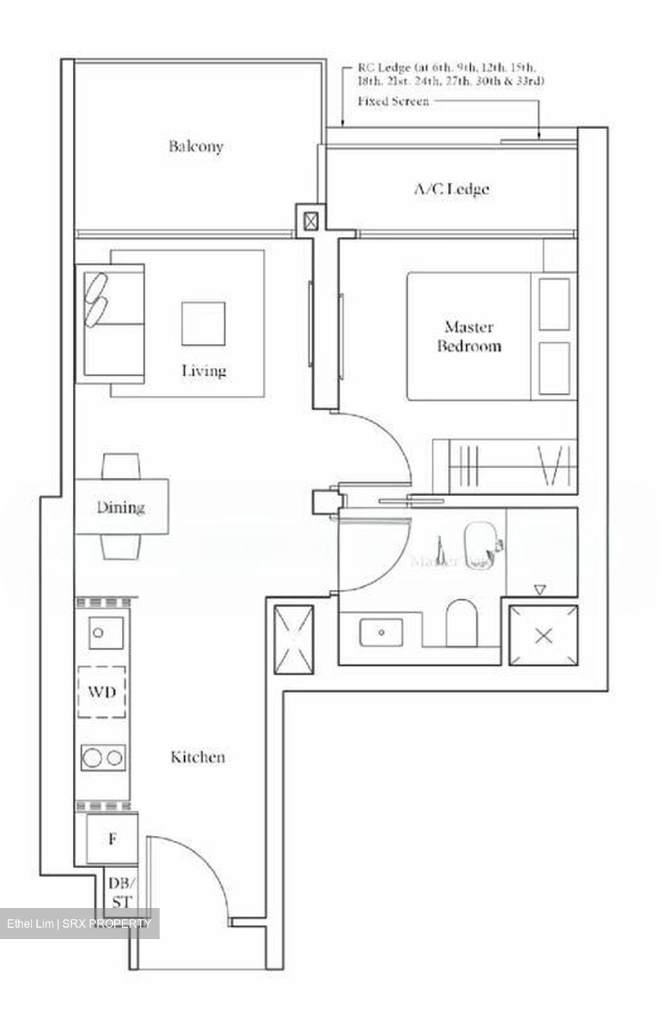 Avenue South Residence (D3), Apartment #519814701